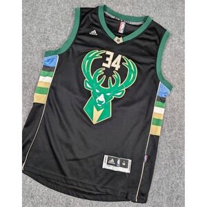 Giannis Antetokounmpo Milwaukee Bucks Adidas Swingman Jersey Mens M Embroidered